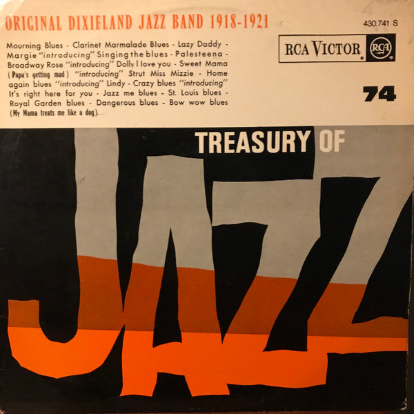 Original Dixieland Jazz Band - Treasury of Jazz Nº 74: Original Dixieland  Jazz Band 1918-1921 (LP, Comp, Mono) (Very Good Plus (VG+))