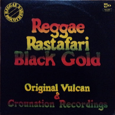 Various : Reggae Rastafari Black Gold (LP, Comp)