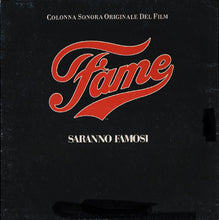 Carica l&#39;immagine nel visualizzatore di Gallery, Various : Fame = Saranno Famosi - Colonna Sonora Originale Del Film (LP, Album, Gat)
