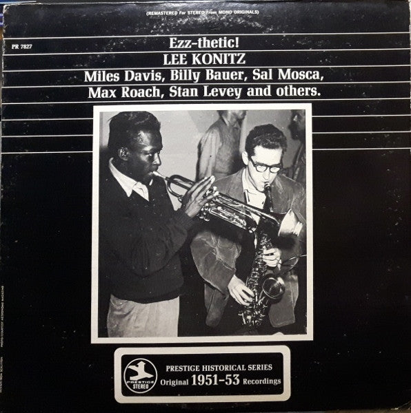 Lee Konitz, Miles Davis, Billy Bauer, Sal Mosca, Max Roach, Stan Levey : Ezz-thetic! (LP, Comp, RE, RM)