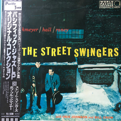 Bob Brookmeyer / Jim Hall / Jimmy Raney  With  Osie Johnson  And  Bill Crow : The Street Swingers (LP, Album, RE, OBI)