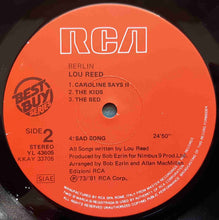 Carica l&#39;immagine nel visualizzatore di Gallery, Lou Reed : Berlin (LP, Album, RE)
