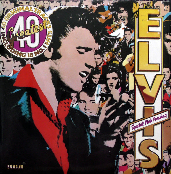 Elvis Presley : Elvis's 40 Greatest (2xLP, Comp, Mono, Pin)