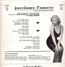 Carica l&#39;immagine nel visualizzatore di Gallery, Marilyn Monroe, Yves Montand, Frankie Vaughan : Facciamo L&#39;Amore - Colonna Sonora Del Film Omonimo (LP, Album, Mono)
