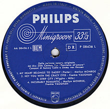 Carica l&#39;immagine nel visualizzatore di Gallery, Marilyn Monroe, Yves Montand, Frankie Vaughan : Facciamo L&#39;Amore - Colonna Sonora Del Film Omonimo (LP, Album, Mono)
