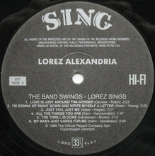 Carica l&#39;immagine nel visualizzatore di Gallery, Lorez Alexandria : The Band Swings Lorez Sings (LP, Album, RE)
