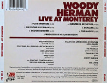 Carica l&#39;immagine nel visualizzatore di Gallery, Woody Herman : Live At Monterey (CD, Album)
