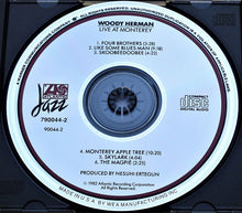Carica l&#39;immagine nel visualizzatore di Gallery, Woody Herman : Live At Monterey (CD, Album)
