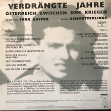 Carica l&#39;immagine nel visualizzatore di Gallery, Jura Soyfer / Schmetterlinge : Verdrängte Jahre (LP, Album, RP)
