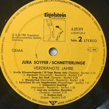 Carica l&#39;immagine nel visualizzatore di Gallery, Jura Soyfer / Schmetterlinge : Verdrängte Jahre (LP, Album, RP)
