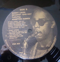 Carica l&#39;immagine nel visualizzatore di Gallery, Sonny Criss Quartet Featuring Hampton Hawes : 1949-1957 (LP, Comp)
