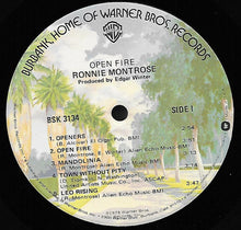 Carica l&#39;immagine nel visualizzatore di Gallery, Ronnie Montrose : Open Fire (LP, Album, Jac)
