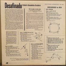 Carica l&#39;immagine nel visualizzatore di Gallery, Os Saxsambistas Brasileiros : Desafinado (LP, Album)
