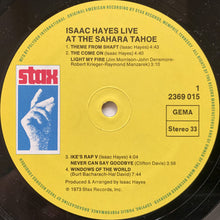Carica l&#39;immagine nel visualizzatore di Gallery, Isaac Hayes : Live At The Sahara Tahoe (2xLP, Album)
