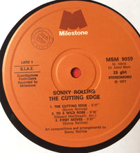 Carica l&#39;immagine nel visualizzatore di Gallery, Sonny Rollins : The Cutting Edge (LP, Album)
