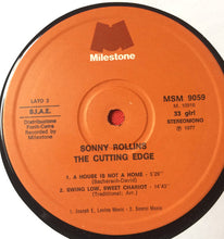 Carica l&#39;immagine nel visualizzatore di Gallery, Sonny Rollins : The Cutting Edge (LP, Album)
