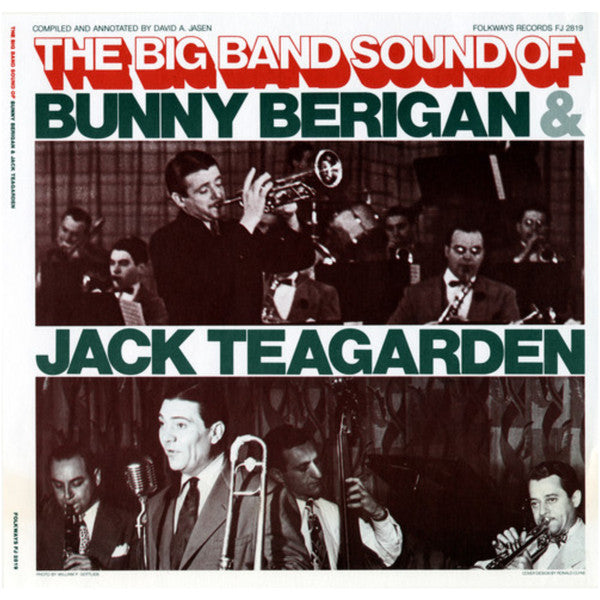 Bunny Berigan, Jack Teagarden : The Big Band Sound Of Bunny Berigan & Jack Teagarden (LP)
