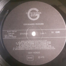 Carica l&#39;immagine nel visualizzatore di Gallery, Gen Verde : Corriamo Insieme (LP, Album)
