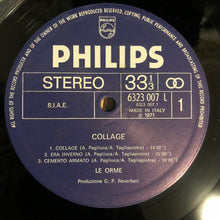 Carica l&#39;immagine nel visualizzatore di Gallery, Le Orme : Collage (LP, Album, RE, Gat)
