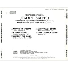 Carica l&#39;immagine nel visualizzatore di Gallery, Jimmy Smith : Midnight Special (CD, Album, RE)
