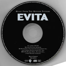 Carica l&#39;immagine nel visualizzatore di Gallery, Andrew Lloyd Webber And Tim Rice : Evita (Music From The Motion Picture) (CD, Album)
