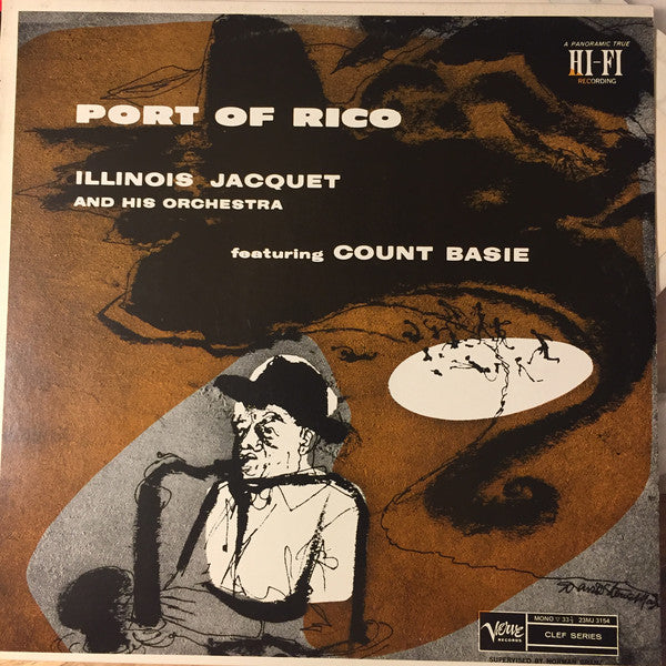Illinois Jacquet And His Orchestra Featuring Count Basie : Port Of Rico (LP, Album, Mono)