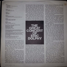 Carica l&#39;immagine nel visualizzatore di Gallery, Eric Dolphy : The Great Concert Of Eric Dolphy (3xLP, Comp, Mono, RM + Box)
