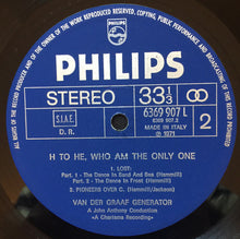Carica l&#39;immagine nel visualizzatore di Gallery, Van Der Graaf Generator : H To He Who Am The Only One (LP, Album)
