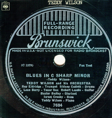 Teddy Wilson : Blues In C Sharp Minor (2xLP, Comp, Gat)