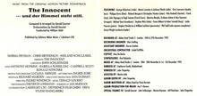 Carica l&#39;immagine nel visualizzatore di Gallery, Gerald Gouriet : The Innocent... Und Der Himmel Steht Still (CD, Album)
