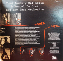 Carica l&#39;immagine nel visualizzatore di Gallery, Thad Jones / Mel Lewis* &amp; Manuel De Sica And The Jazz Orchestra : Thad Jones / Mel Lewis &amp; Manuel De Sica And The Jazz Orchestra (LP, Album, Gat)
