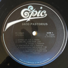 Carica l'immagine nel visualizzatore di Gallery, Jaco Pastorius : Jaco Pastorius (LP, Album, RP, Pit)
