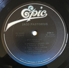 Carica l'immagine nel visualizzatore di Gallery, Jaco Pastorius : Jaco Pastorius (LP, Album, RP, Pit)
