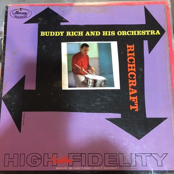Buddy Rich And His Orchestra : Richcraft (LP, Album, Mono)