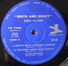 Carica l&#39;immagine nel visualizzatore di Gallery, Eric Kloss : Grits &amp; Gravy (LP, Album)
