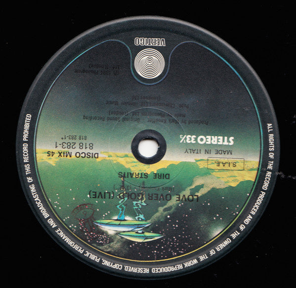 Dire Straits : Love Over Gold (Live) / Solid Rock (Live) (12