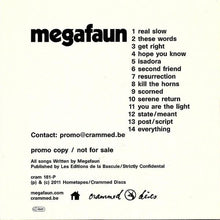 Carica l&#39;immagine nel visualizzatore di Gallery, Megafaun : Megafaun (CD, Album, Promo, Car)
