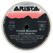 Carica l&#39;immagine nel visualizzatore di Gallery, Roger McGuinn : Back From Rio (LP, Album)
