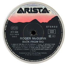 Carica l&#39;immagine nel visualizzatore di Gallery, Roger McGuinn : Back From Rio (LP, Album)
