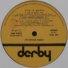 Carica l'immagine nel visualizzatore di Gallery, The Ritchie Family : Life Is Music (LP, Album)
