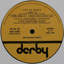 Carica l'immagine nel visualizzatore di Gallery, The Ritchie Family : Life Is Music (LP, Album)
