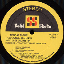 Carica l&#39;immagine nel visualizzatore di Gallery, Thad Jones / Mel Lewis Orchestra : Monday Night (LP, Album, Uni)
