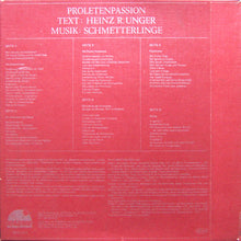 Carica l&#39;immagine nel visualizzatore di Gallery, Schmetterlinge : Proletenpassion (3xLP, Album + Box)
