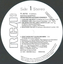 Carica l&#39;immagine nel visualizzatore di Gallery, David Ruffin &amp; Eddie Kendricks : Ruffin &amp; Kendrick (LP, Album, Promo)
