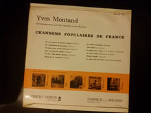 Carica l&#39;immagine nel visualizzatore di Gallery, Yves Montand : Chansons Populaires De France (LP, RE)
