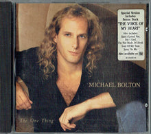 Carica l&#39;immagine nel visualizzatore di Gallery, Michael Bolton : The One Thing (CD, Album)
