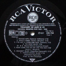 Carica l&#39;immagine nel visualizzatore di Gallery, The Original Memphis Five : Original Memphis Five‎ 1923-1928 (LP, Comp, Mono)

