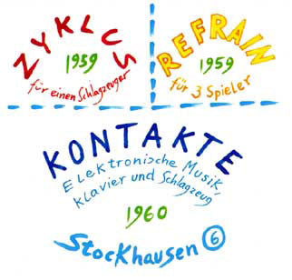 Karlheinz Stockhausen : Zyklus - Refrain - Kontakte (CD, Album)