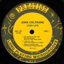 Carica l'immagine nel visualizzatore di Gallery, John Coltrane : Lush Life (LP, Album, Mono, RE)
