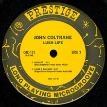 Carica l'immagine nel visualizzatore di Gallery, John Coltrane : Lush Life (LP, Album, Mono, RE)

